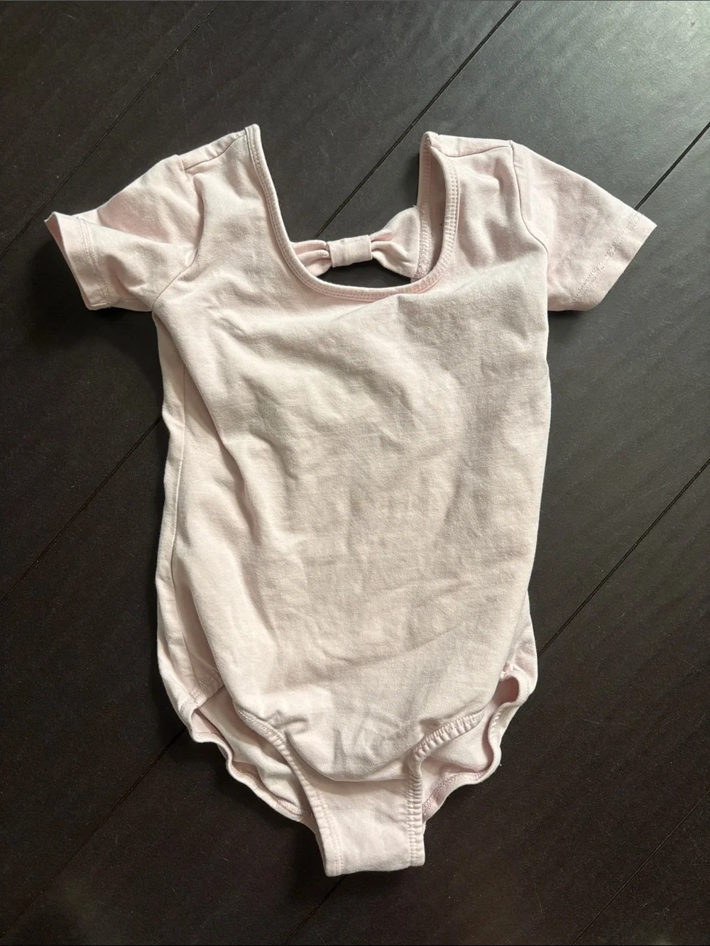 Bloch Pink and Lavender Short-Sleeve Cotton Leotards for Kids